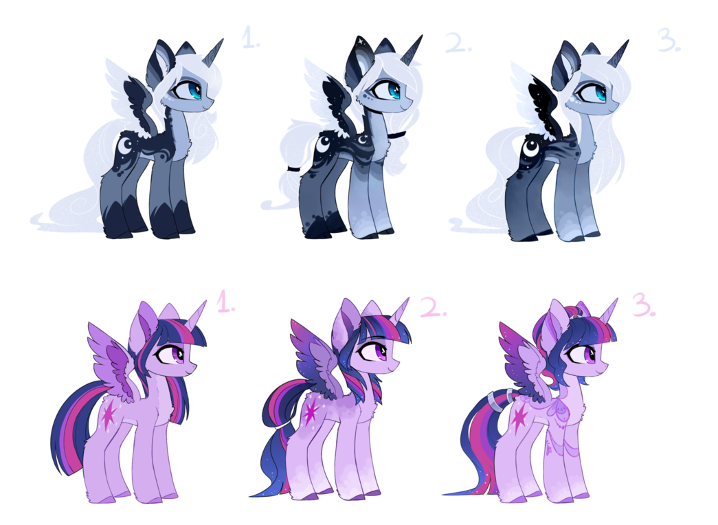 magnalunaarts:  Some ideas by MagnaLuna Please tell me which one you like more 