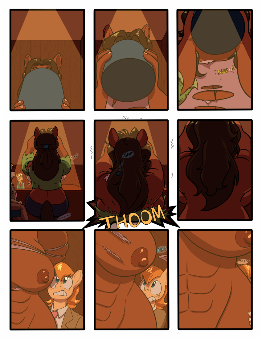 capracaboose: Full-color comic commissioned by @jsk244 ! Butter Nut and Tina are