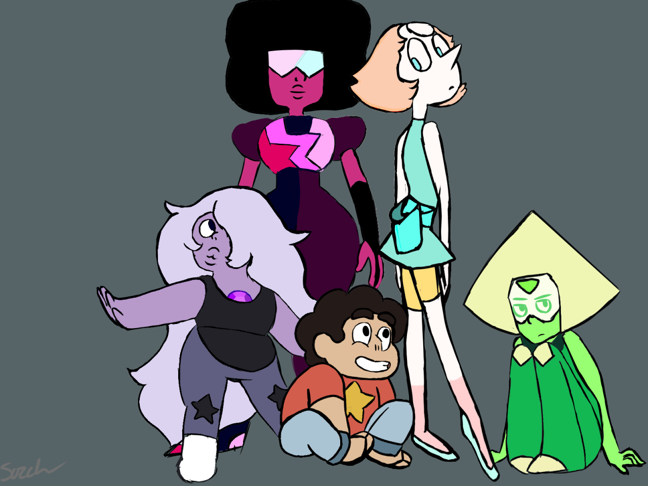 They are the crystal gems!