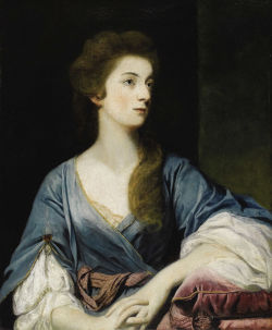 labellefilleart:  Portrait of Miss Elizabeth Greenway, Sir Joshua Reynolds 
