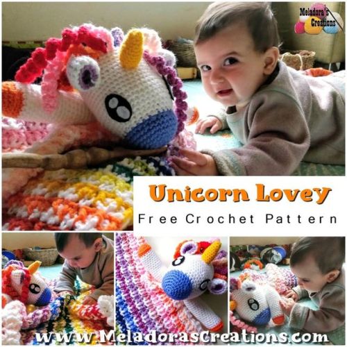 “Unicorn Lovey PDF Pattern"⁣ ⁣ Find all my PDF crochet patterns on my shops on:⁣ ⁣ Etsy -