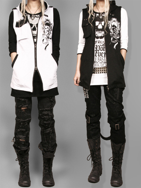 yuuki-maru-kyuu:  Does anyone know what brand both of these pairs of trousers are?