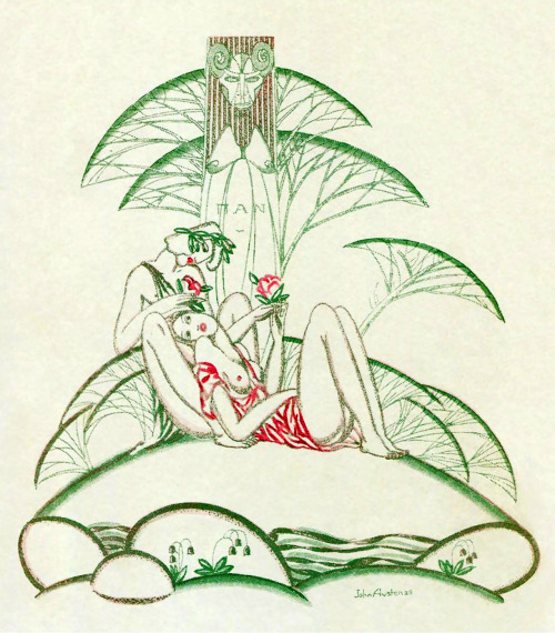 John Austen (1886-1948), “Daphnis and Chloe’’ by Longus, trans. by George Thornley, 1931Source