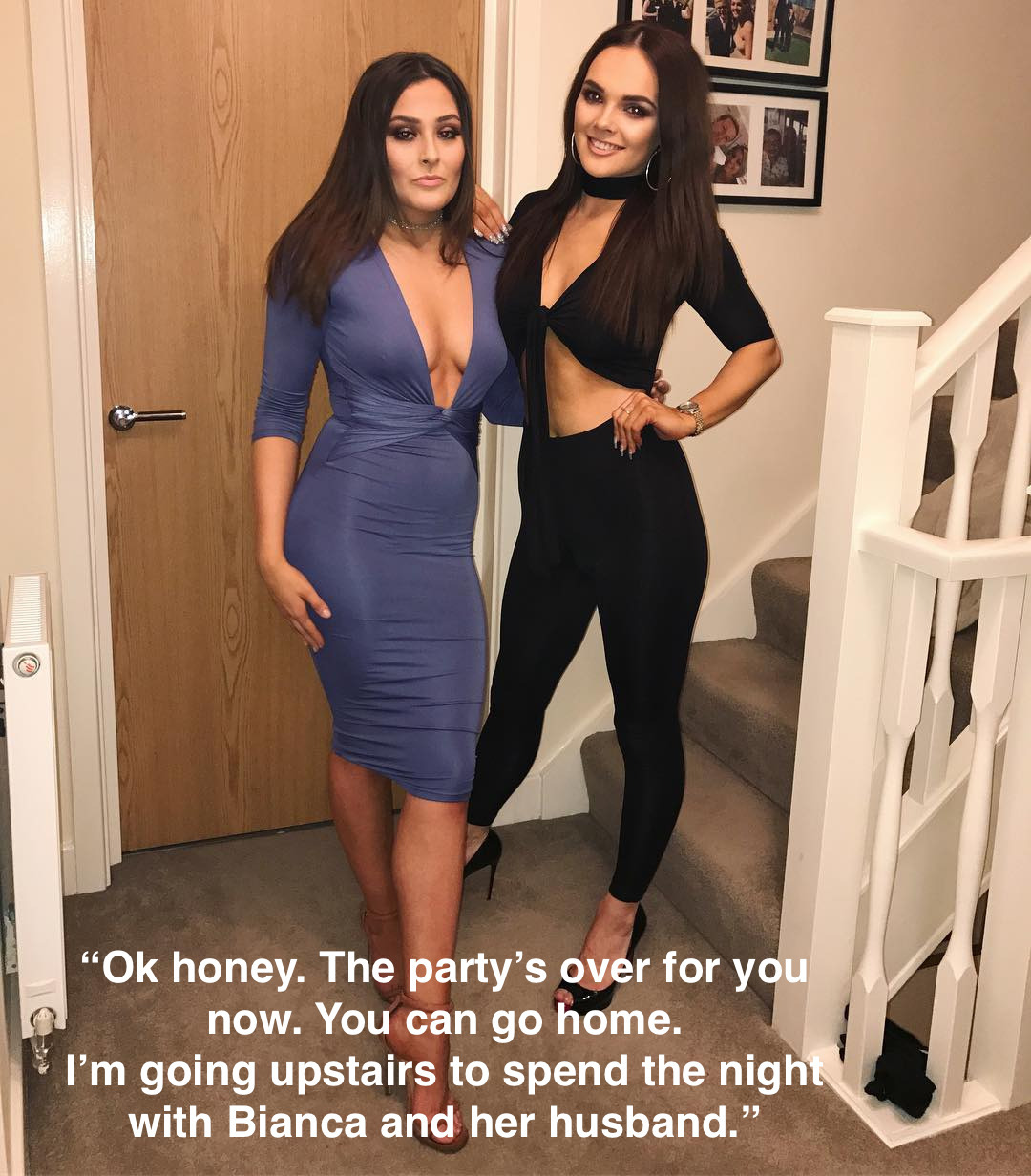 slutwitharing:  My wife’s friends always liked treating their husbands to my wife’s
