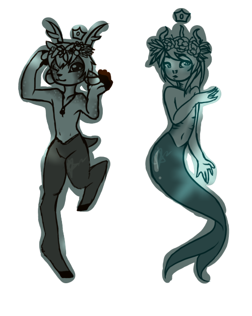 emma-angel-12:The Deer Prince and The Mer Prince i saw theys’ dress up thingy and  a