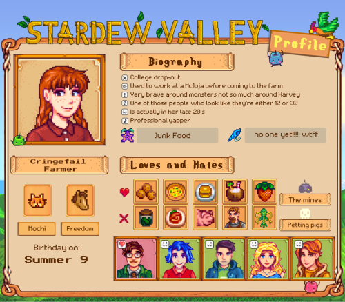This Is My Farmer Her Name Is LITERALLY Cringefail And If U Dont Like Her U Can Leave!!!!