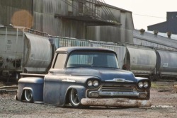 radracerblog:  1958 Chevy Pickup Rat Style