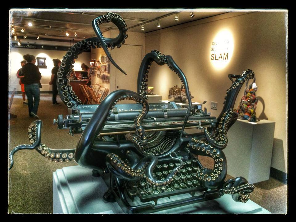 culturenlifestyle:  An Octopus Typewriter by Courtney Brown Oakland artist Courtney