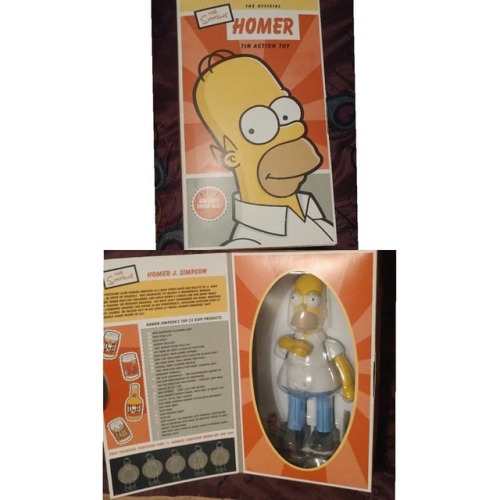 #homersimpson tin toy #simpsons www.instagram.com/p/B1CMj2aA9Y7/?igshid=115ww1vajbwwu