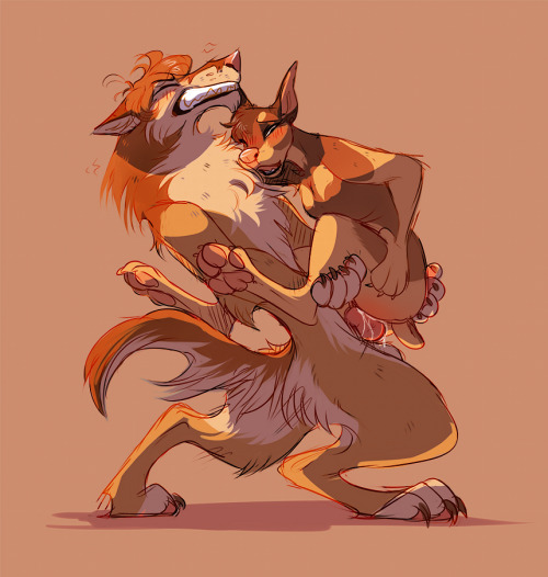 friskyfeathers:Rose shows her wolf boy a good time and gets some nice rewards after <3lovee my pa