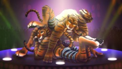 chrispywolf:  Tiger dancers by ZEN  @realtonytiger