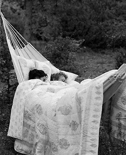 I&rsquo;m going to find a place we can hammock together.  A place beneath the shade of the trees and in the breeze.  We can kiss each other to restful sleep and then awake again.