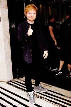 ed-kward:  Ed Sheeran seen at BBC Radio 2