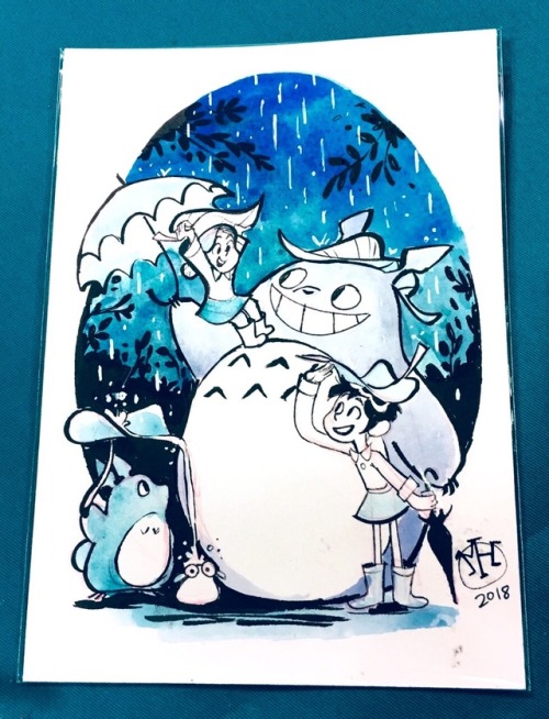 madidrawsthings:Here’s a cute little commission I got to do for WonderCon today ☔️