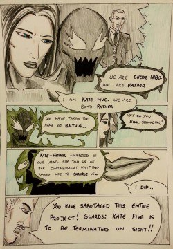 Kate Five vs Symbiote comic Page 101  Dat