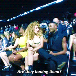 gloomyresident:  maniacaltoaster:  gloomyresident:  maniacaltoaster:  isolde13:  pacificnorthwesternraindrop:  germnotta: Gaga’s reaction to the people booing at One Direction  You know, my brother swim couch once went to one of her concerts and got