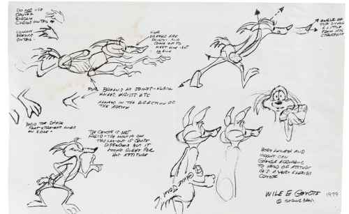 Model sheets for the 1980 Looney Tunes cartoons, Duck Dodgers and the Return of the 241/2th Century,