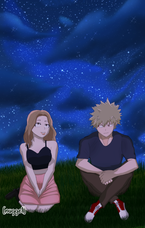 nuggetdeposho:  9.3 | Chill / mountains / stargazing  There are better than this, but I am very happy with the result of the grass and sky. For a beginner like me this is an achievement. I hope you like it 💕  @bakucamieweek