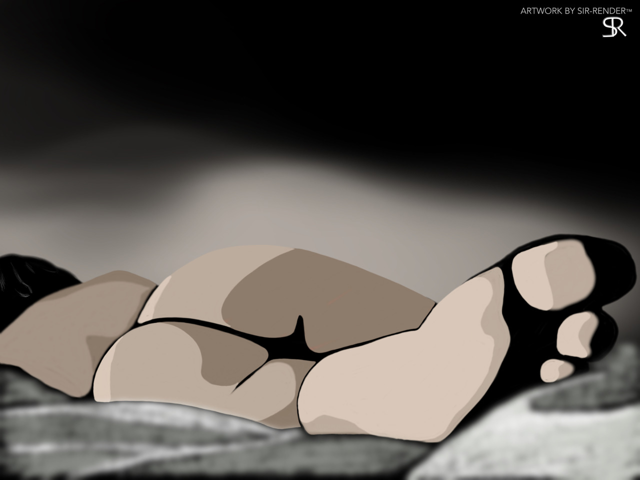 sir-render: A challenging perspective drawing completed for another long time tumblr