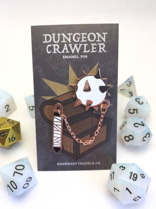 littlealienproducts:Dungeon Crawler Pin bypiratecore