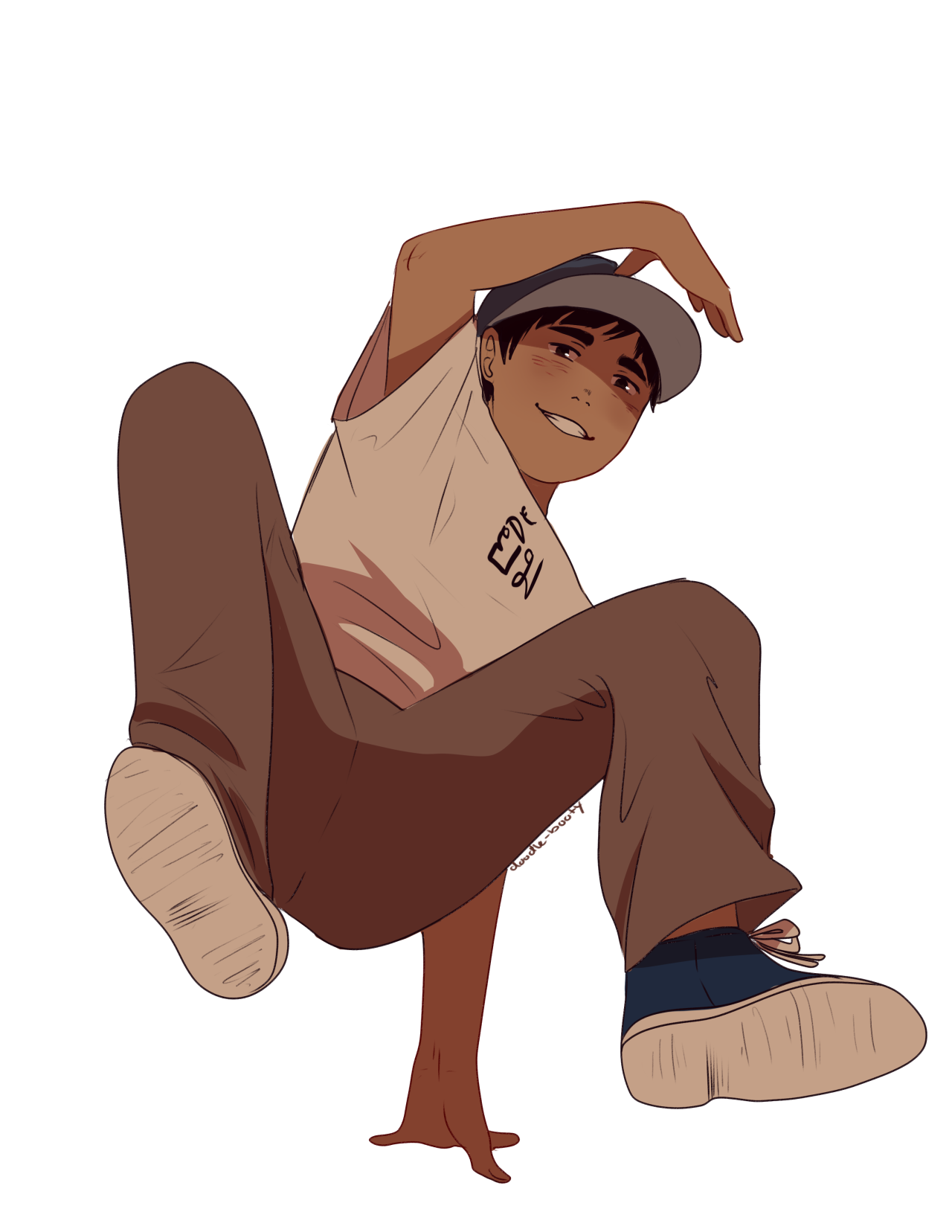 doodle-booty:yuuri dances like this when he’s tipsy, and phichit dances like this.