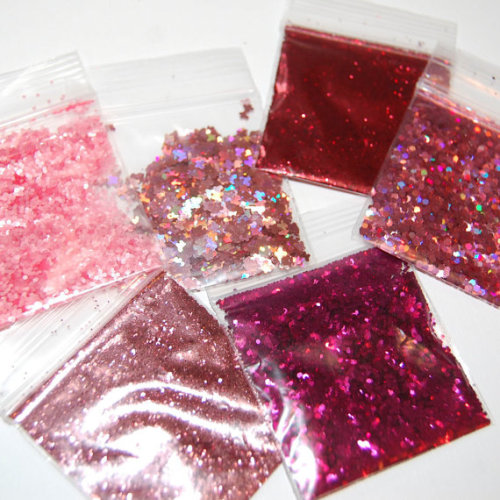 mymelodypng: Summer Pinks Solvent Resistant Glitter 