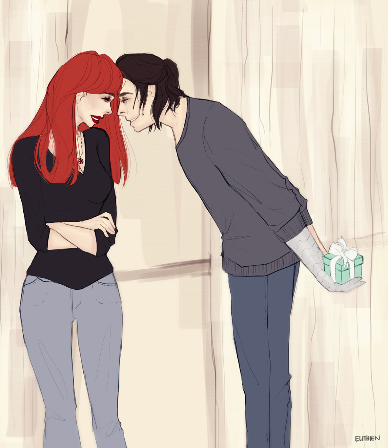 elithien:  The Domestic &amp; Personal life of James ‘Bucky’ Barnes and Natasha