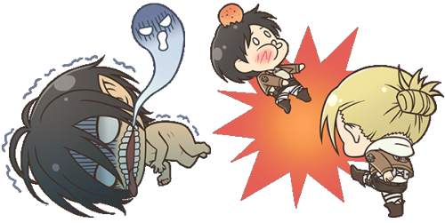 snk-officially-drawn:   Shingeki no kyojin TRANSPARENT STICKERS Part I Part II.  