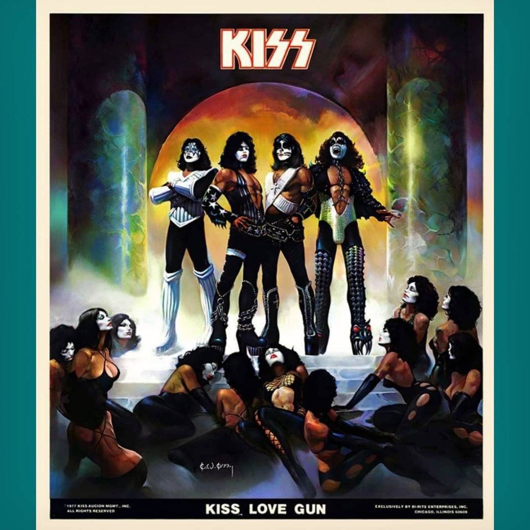 Porn photo Artworks of Ken Kelly about Love Gun until