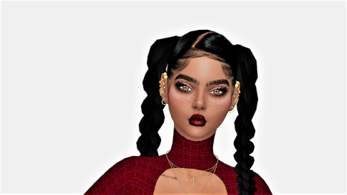 Gabriela Levin, 24, Painter. I couldnt list all the CC even if I tried lol. Hair is @ebonixsims