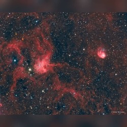 The Spider and The Fly #nasa #apod #emissionnebula #ic417 #ngc1931 #constellation #charioteer #auriga #interstellar #milkyway #galaxy #space #science #astronomy