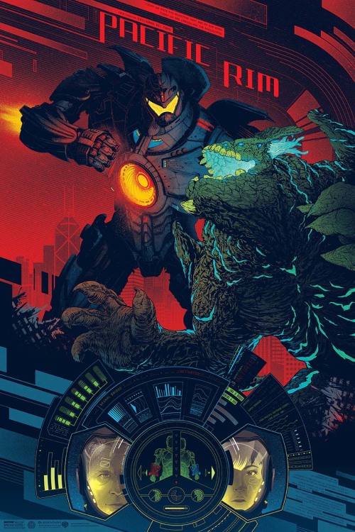 tragicsunshine:A look at my poster for Pacific Rim to be released at San Diego Comic Con. Release in