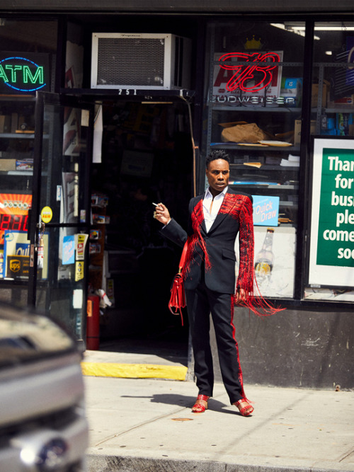 flawlessgentlemen:Billy Porter photographed by Allie Holloway for Esquire(2019)