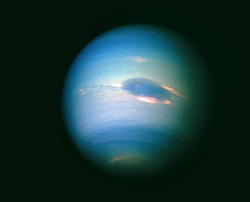 redlipstickresurrected:Voyager 2: Image Of The Planet Neptune, NASA  Photography