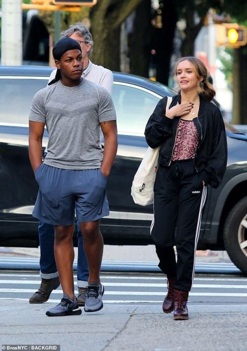 fuckyeahjohnboyega: John Boyega and Olivia Cooke filming A Naked Singularity [x]