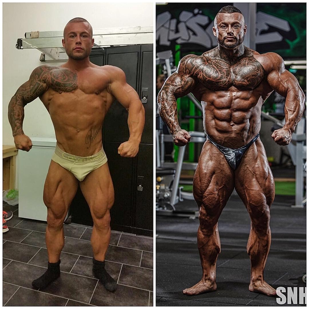 Rob Taylor - Four year’s difference between the two photos and what a fucking four