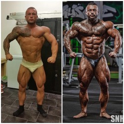 Rob Taylor - Four year’s difference between the two photos and what a fucking four years.