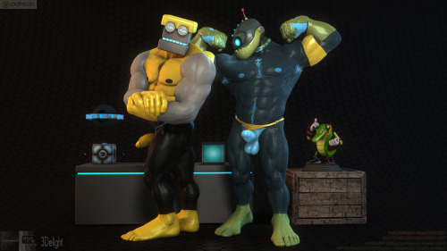 Bara Cubot x Bara ZurkonSonic x Ratchet &amp; Clank bots&hellip; because that&rsquo;s my fetish&hell