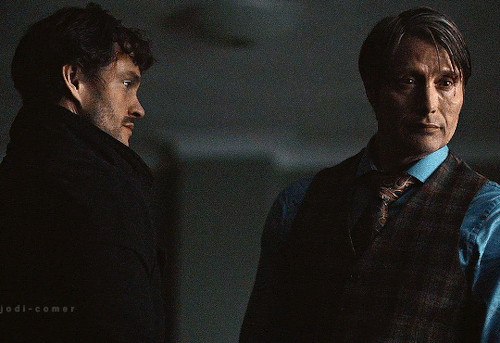 jodi-comer: Will and Hannibal in S02E12 ‘Tome-wan’HANNIBAL (2013-2015)