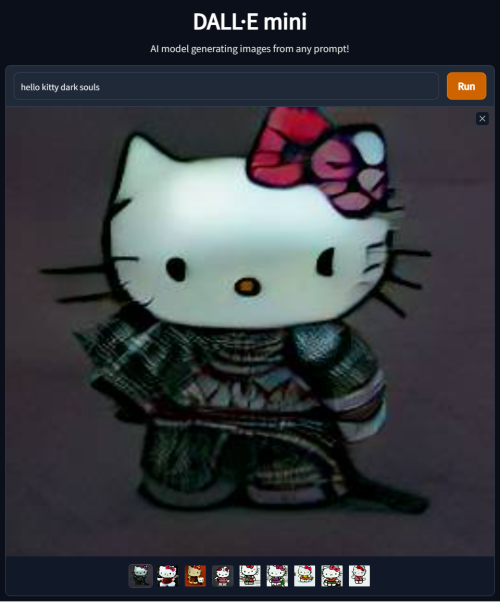 &ldquo;hello kitty dark souls&rdquo; doesn&rsquo;t really give out anything that looks like dark sou