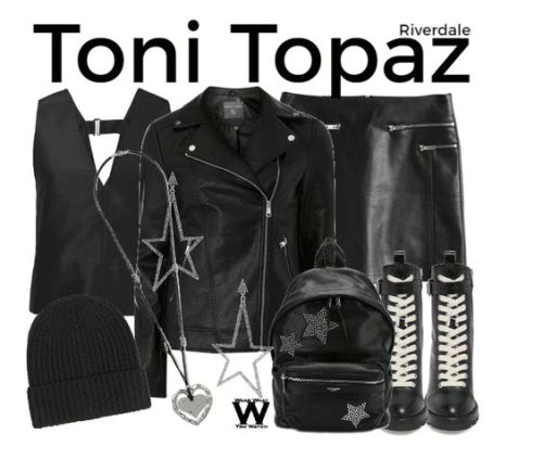 Inspired by Vanessa Morgan as Toni Topaz on Riverdale - Shopping info!