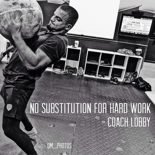 primalfitbody:  No substitution for hard work - Coach Lobby Fitness Motivation / Fitness Blog - Follow for more!