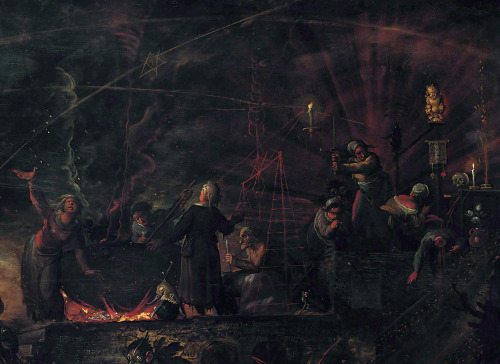 achasma:The Witches Sabbath (detail) by Frans Francken II, 1607.