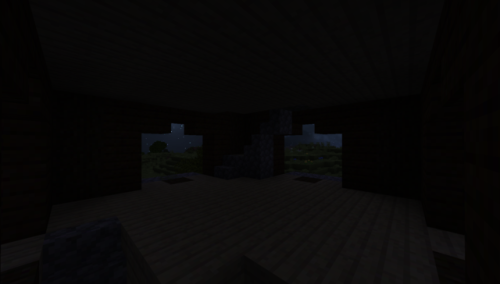a(n abandoned?) pillager outpost in the middle of the night