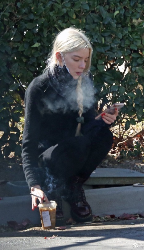 caroldanversenthusiast:oh to be on a curb drinking coffee and smoking with Anya Taylor Joy