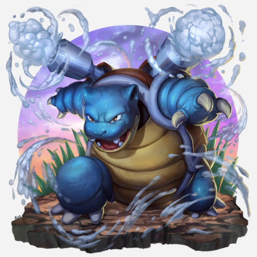 de-dennes:  Blastoise Pokedex Chile Project by Brolo