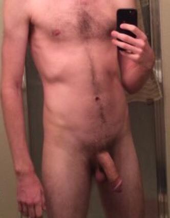 Porn photo Tall and slender with cut cock