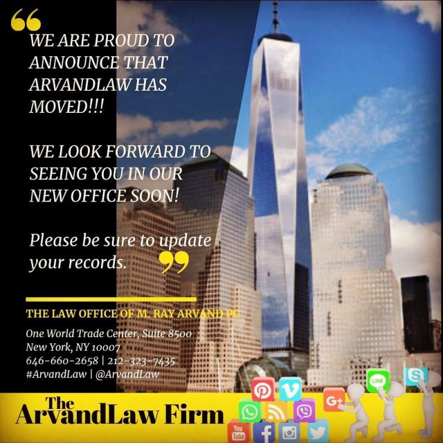 WE ARE PROUD TO ANNOUNCE THAT ARVANDLAW HAS MOVED!!!  WE LOOK FORWARD TO SEEING YOU IN OUR NEW OFFICE SOON!   Please be sure to update your records.  #WeAreArvandLaw #ArvandLaw #Immigrantstrong 💪 #NationOfImmigrants   #WeAreArvandLaw 🤘 #ArvandLaw #NoBanNoWall #NoH8 #Immigrantstrong 💪 #AsylumIsAHumanRight #DHS #USCIS #DeportationDefense #GreenCards #ImmigrationCourt #NIW #ImmigrationAttorney #RFE #NOID #Appeal #Deportation #DeportationOrder #AdjustmentOfStatus #B1 #B2 #ConditionalResidency #DACA #EB2 #EB1  #Inspection #JVisa #K1Visa (at Law Office of M. Ray Arvand, PC • An Immigration & Personal Injury Law Firm) https://www.instagram.com/p/CUbC-alJfdo/?utm_medium=tumblr #wearearvandlaw#arvandlaw#immigrantstrong#nationofimmigrants#nobannowall#noh8#asylumisahumanright#dhs#uscis#deportationdefense#greencards#immigrationcourt#niw#immigrationattorney#rfe#noid#appeal#deportation#deportationorder#adjustmentofstatus#b1#b2#conditionalresidency#daca#eb2#eb1#inspection#jvisa#k1visa