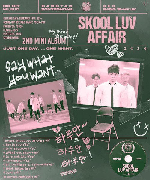 BANGTAN THROUGH THE ERAS SKOOL; CLICK FOR HQ