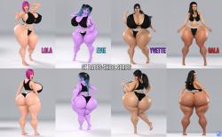   Okay Guys This Is The St Babes-Thicc Collection. I Will Be Doing A Set Of 8 Babes